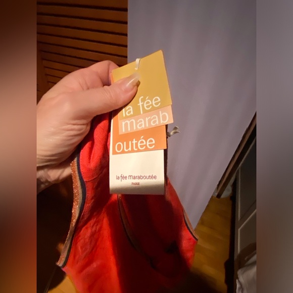 La Fée Maraboutée sleeveless linen dress. - Picture 6 of 8